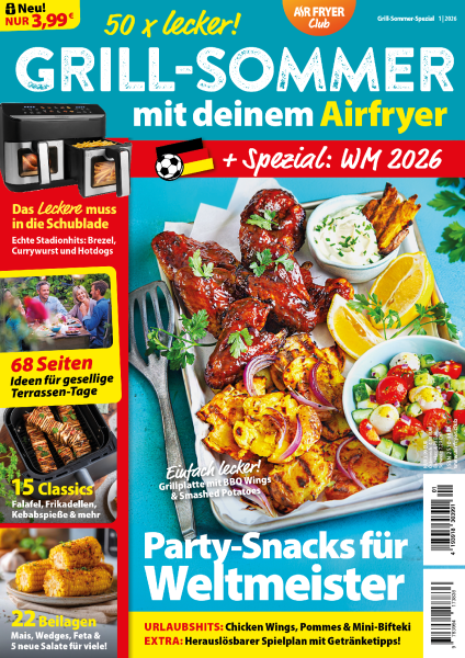 Air Fryer Club Magazin Sonderheft Grill-Spezial zur WM